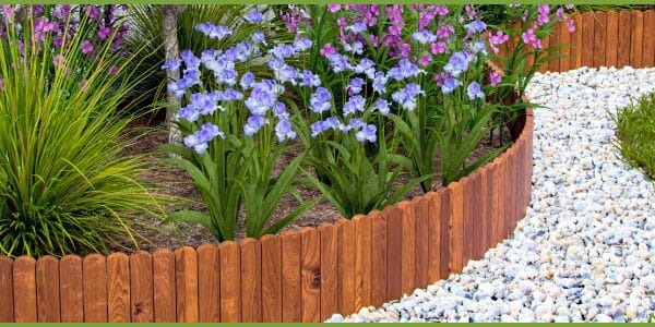 bordes de jardin con madera tratada a presion durabilidad y estilo para tu patio
