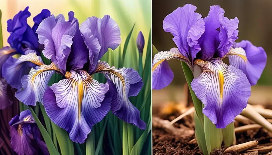 Imagen sobre Almacenamiento de Rizomas de Iris: Cómo Conservar Iris Durante el Invierno