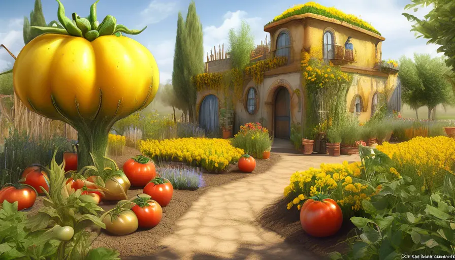 Tomate Amarillo Pera: Indeterminado, Productivo y Sabroso 3 Imagen sobre almente durante los períodos de sequía.Fertilizante: Aplica fertilizante un par