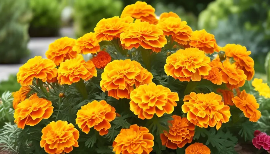 Imagen sobre Beneficios de las marigolds en el jardín