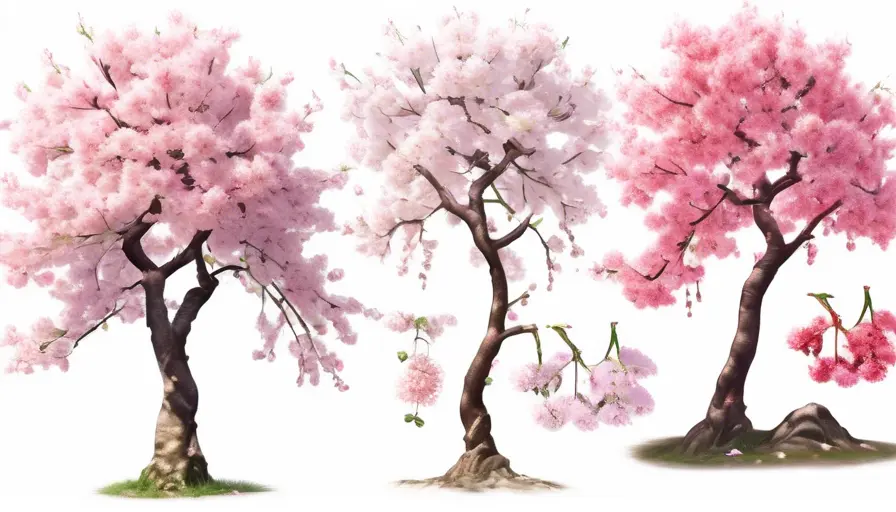 Imagen sobre Características del árbol de cerezo llorón Pink Snow Showers