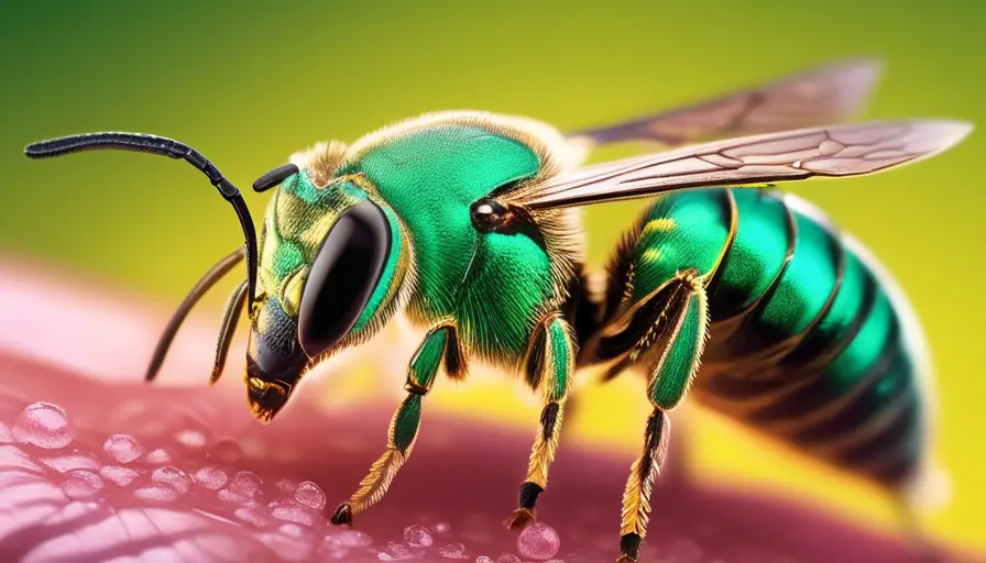 Imagen sobre Características distintivas de la picadura de una abeja del sudor