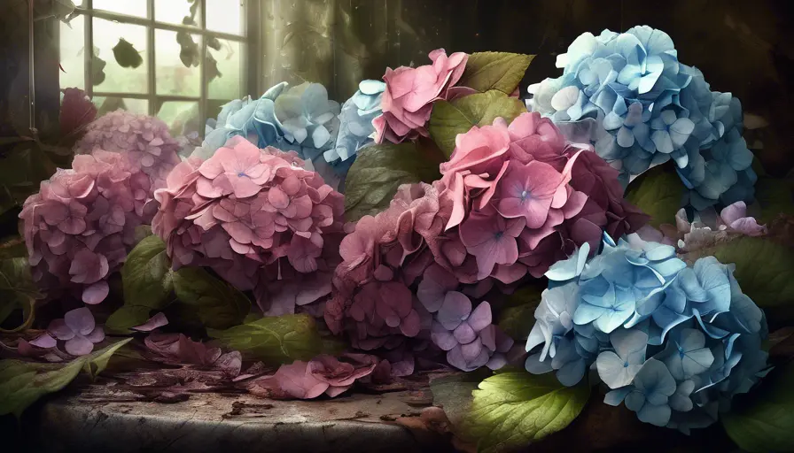 Imagen sobre Causas comunes del decaimiento de las hortensias