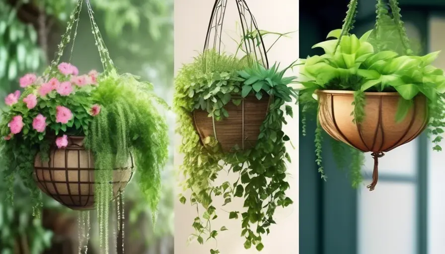 Imagen sobre Colgando Plantas en Cestas: Lugares Interesantes para Jardines