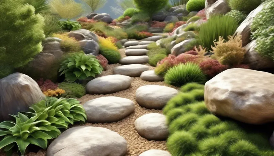 Jardín de Rocas en una Pendiente: Guía Definitiva para su Diseño y Construcción 2 Imagen sobre Construyendo un Jardín de Rocas en una Pendiente: Un Oasis de Belleza y Estabili
