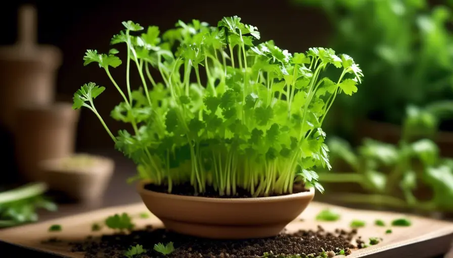 Imagen sobre Cultivar Cilantro a partir de Esquejes: Una Guía Paso a Paso