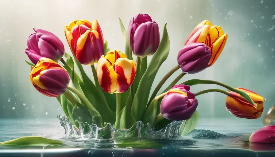 Imagen sobre Cultivar tulipanes en agua: una guía paso a paso