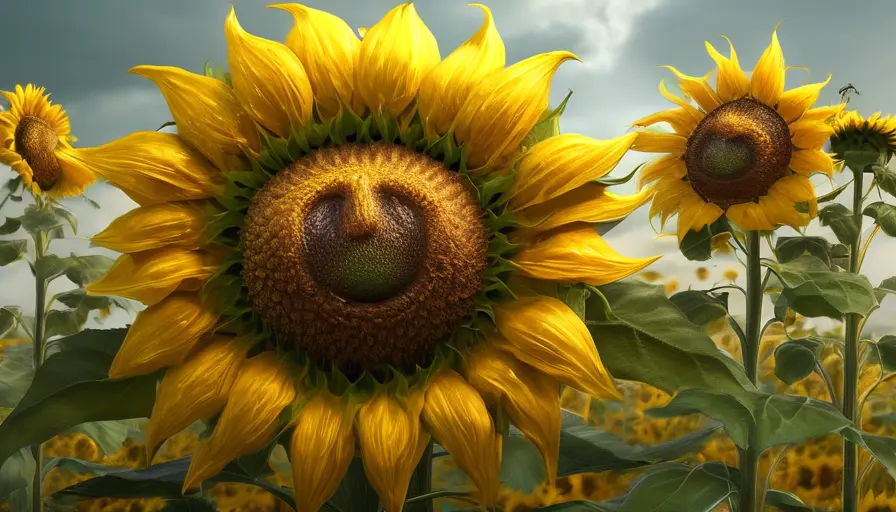 Imagen sobre Descripción del Girasol Bastardo