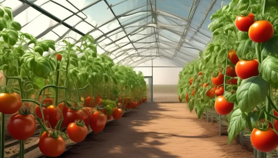 Imagen sobre eal para el crecimiento de las plantas de tomate se encuentra entre 18°C y 29°C.