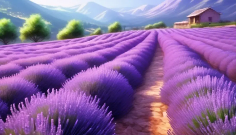 Imagen sobre entre las plantas de lavanda es esencial para su crecimiento saludable. Deja un 