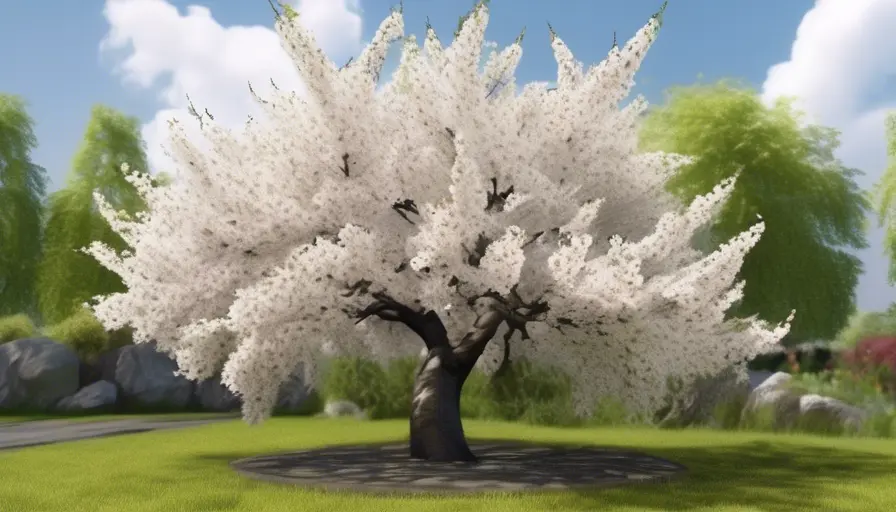 Árboles con flores blancas: 10 opciones para tu jardín 3 Imagen sobre es. Flowering Mazzard cherry (Prunus sp.): Un árbol de flores blancas de corta
