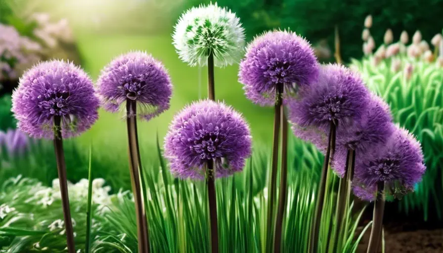 Imagen sobre esagradable para ellas. Allium: Las especies de allium, como el ajo silvestre, 