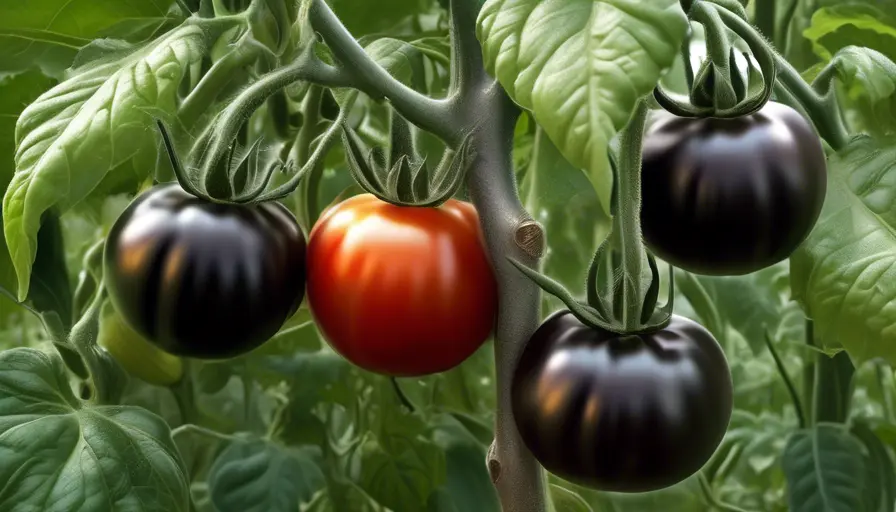Tomate Black Krim: Determinate vs. Indeterminate, ¿Cuál Elegir? 2 Imagen sobre lo de CrecimientoEl Black Krim es un tomate de maduración temprana, necesitand