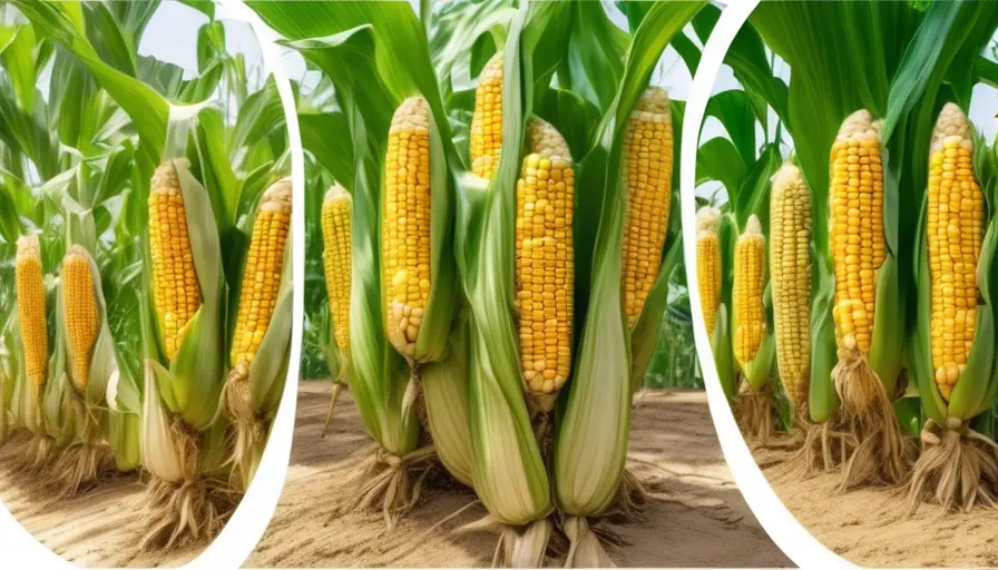 Cultivar Maíz en Interiores: Guía Completa para Sembrar y Cuidar 3 Imagen sobre Magnesio (Mg) Fotosíntesis Hojas con clorosis entre las venas
