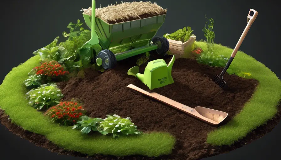 Imagen sobre o compost o estiércol, para mejorar su drenaje y fertilidad. También puedes añad