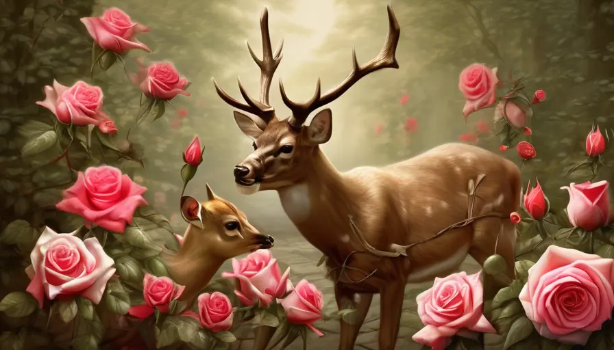 ongdo deer eat knockout roses si aunque las rosa 079e