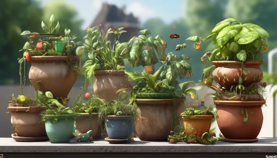 Cultivar hortalizas en tu terraza: guía completa para principiantes 3 Imagen sobre Plagas: Al cultivar en macetas, puedes controlar mejor la presencia de plagas, l