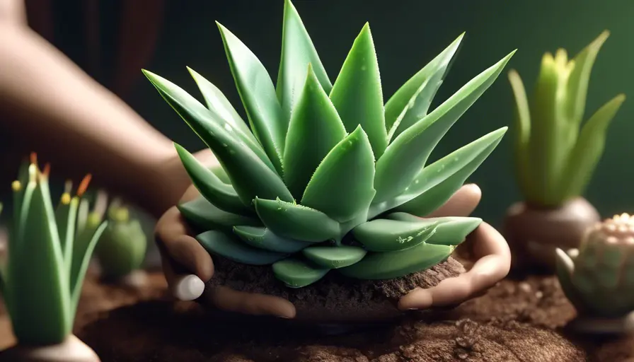 Trasplantar Aloe: Guía paso a paso para replantar tu planta 2 Imagen sobre Preparando el trasplante de Aloe