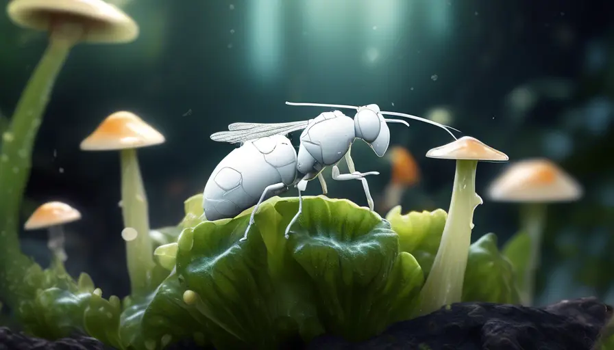 ¡Adiós bichos blancos! Cómo eliminar plagas de la planta de calabacín 3 Imagen sobre producir una sustancia pegajosa que atrae hongos. Trips: Estos insectos pueden