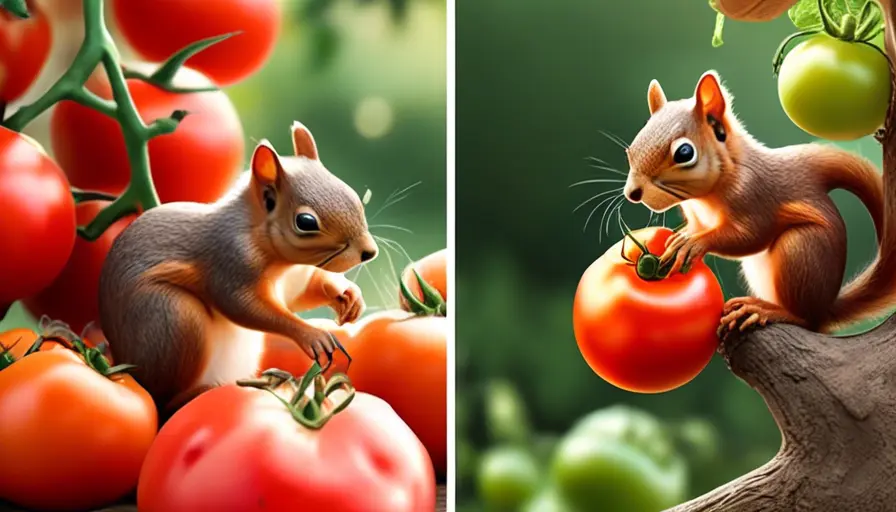 Imagen sobre Reconociendo el daño por ardillas en tomates