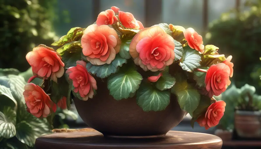Cómo Inverna tus Begonias: Guía Completa para Protegerlas del Frío 3 Imagen sobre s begonias en su ubicación definitiva.Para revivir los tubérculos almacenados,